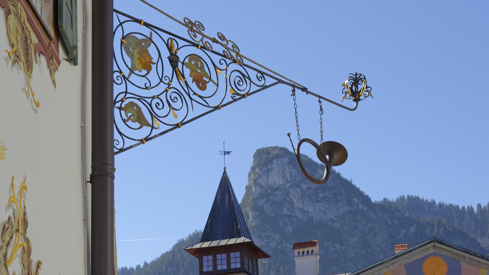 Hotel Alte Post Oberammergau Sommer Impression